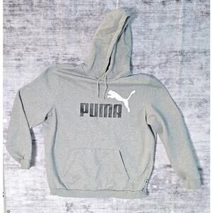 puma hoodie pullover men gray xl B0074